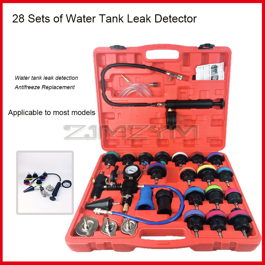 Radiator Pressure Tester - 28Pcs Universal Radiator Pressure Tester Vacuum