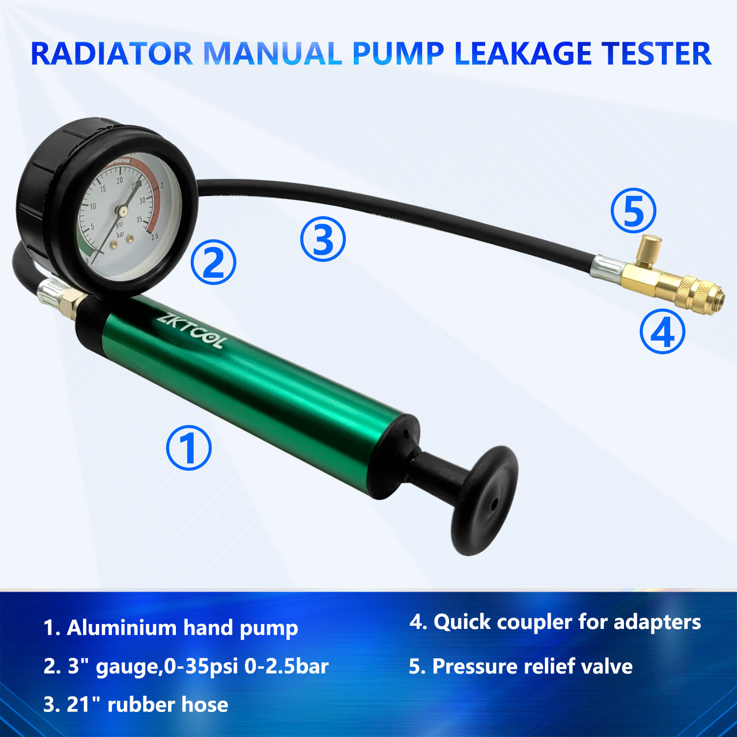 Aluminum Car Cooling System Ra - огляд і ціна Radiator Pressure Tester