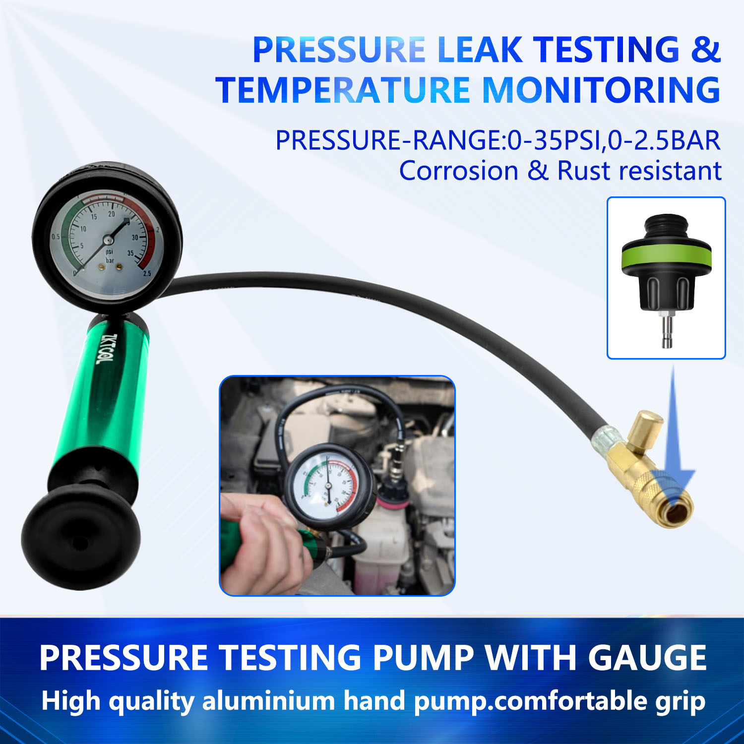 Aluminum Car Cooling System Ra - огляд і ціна Radiator Pressure Tester