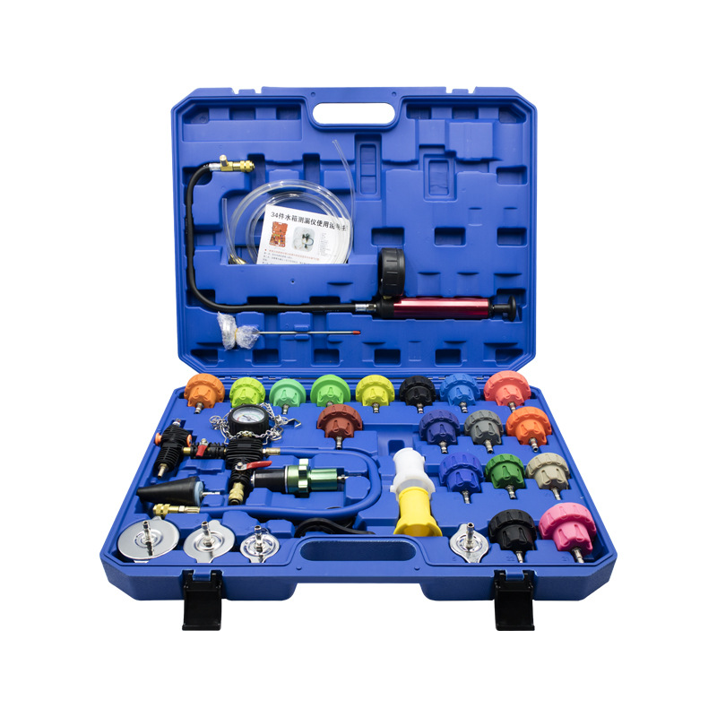 34Pcs Universal Radiator Press - огляд і ціна Radiator Pressure Tester